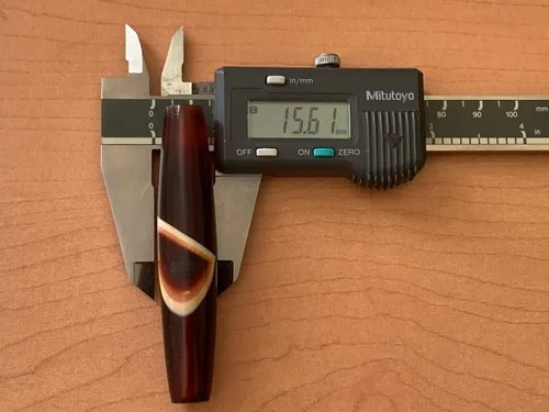 Magic Tibetan Old Style Agate One Eye 15 X 76 MM image indicator(10)