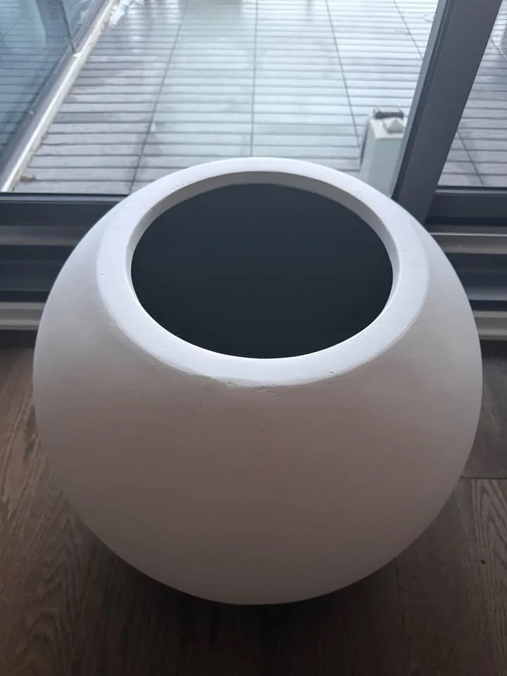 Crate & Barrel Sphere Planter – Small (White) image indicator(2)