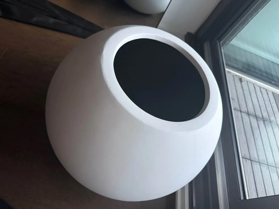 Crate & Barrel Sphere Planter – Small (White) image indicator(8)