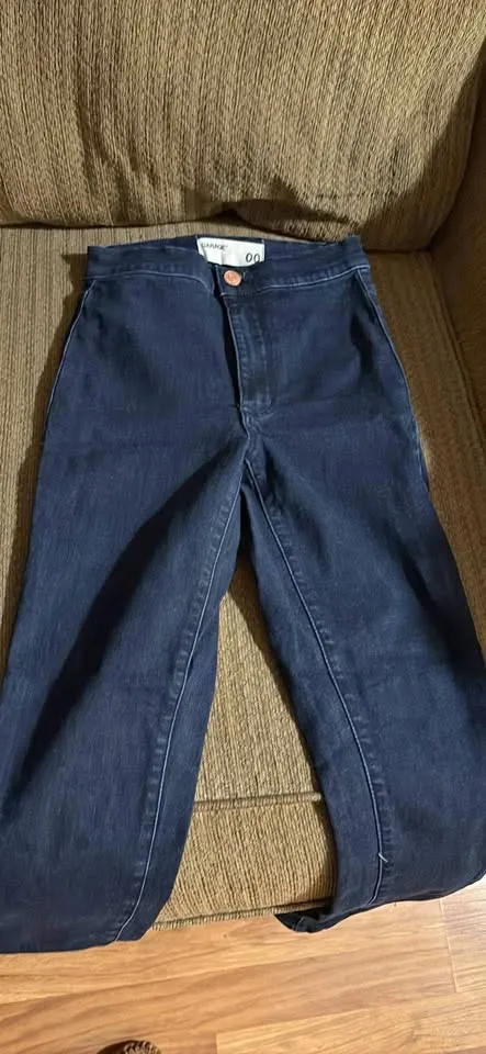 Garage Blue Skinny High Waist Jeans thumbnail
