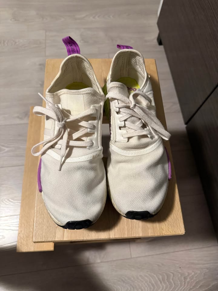 Adidas NMD R1 Chalk White - Semi Solar Yellow - photo 3