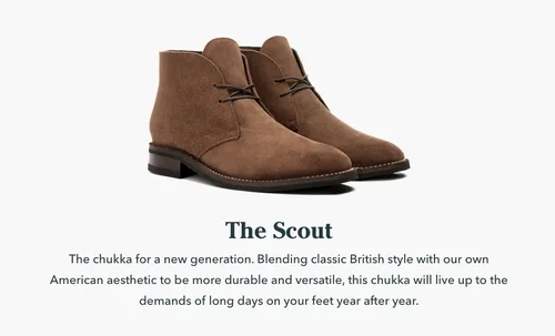 Thursday Boot Co. Scout Chukka Boot SZ 11 Cognac Suede image indicator(2)