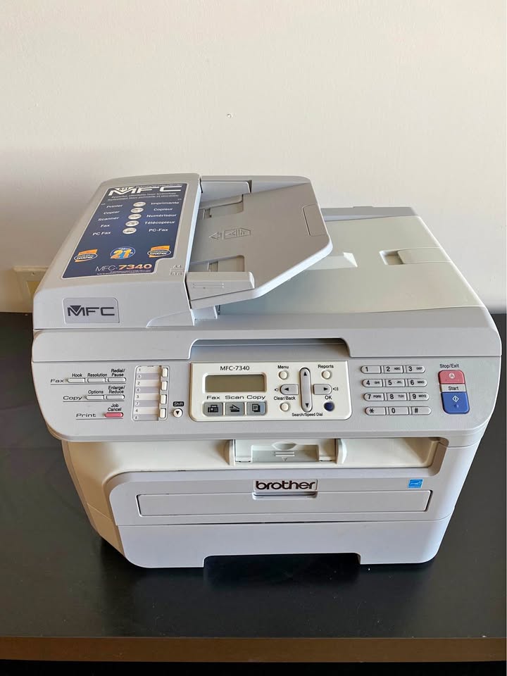 Brother MFC 7340 Monochrome Laser All In One Printer