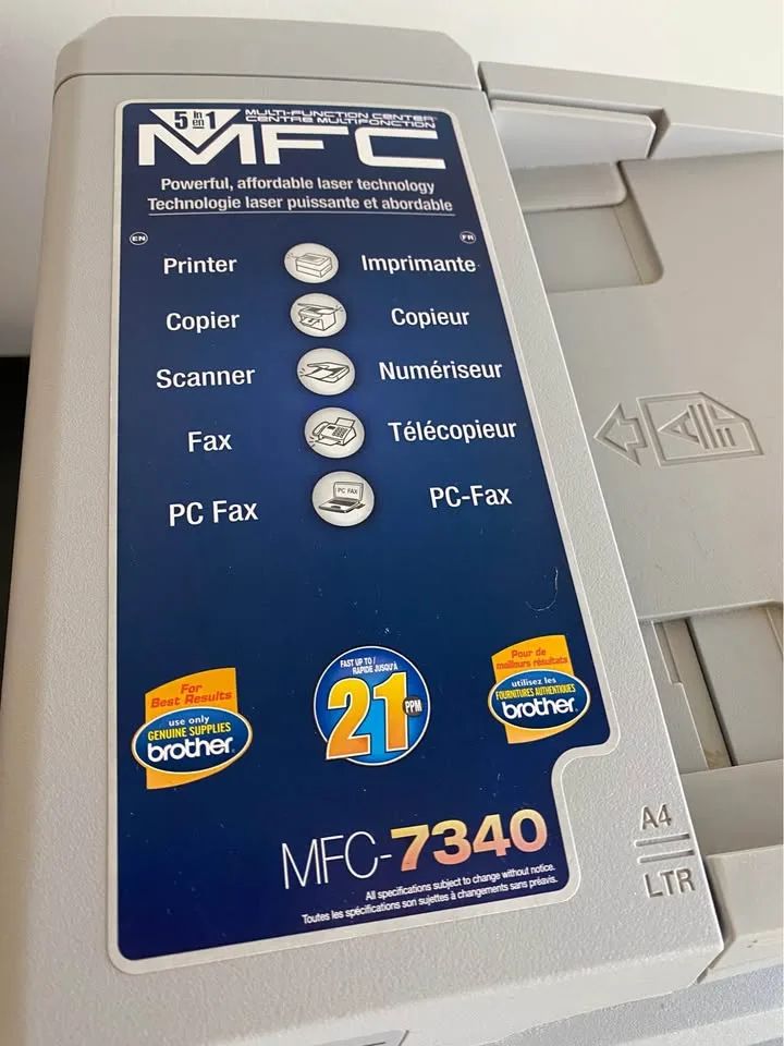Brother MFC 7340 Monochrome Laser All In One Printer image indicator(6)