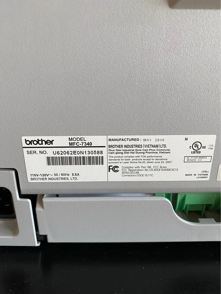 Brother MFC 7340 Monochrome Laser All In One Printer image indicator(7)