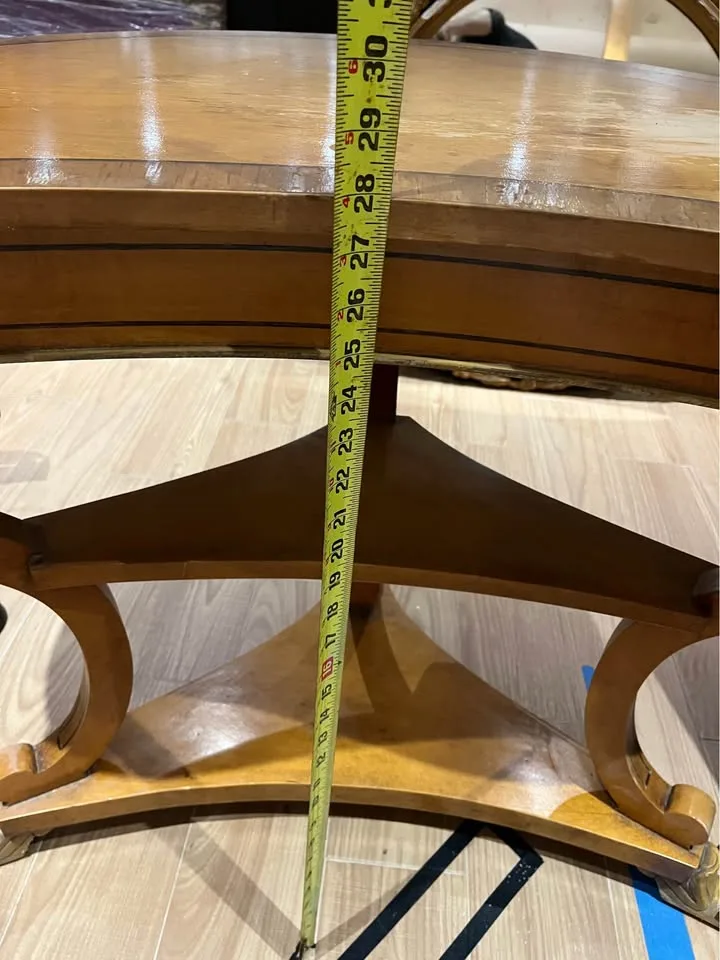 Vintage kidney shaped writing desk image indicator(5)