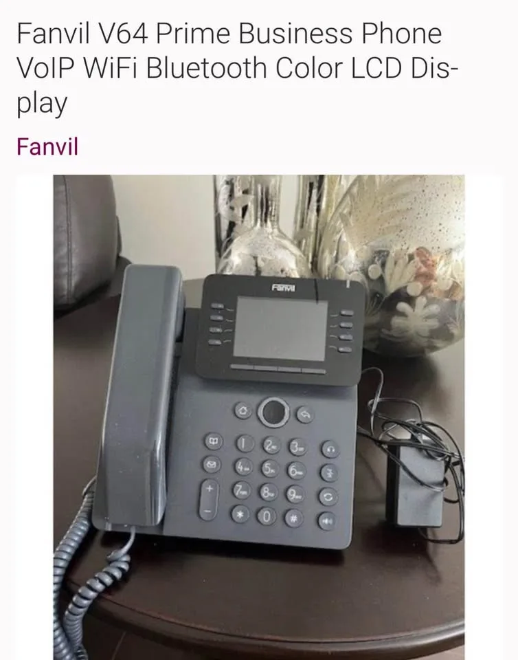 Lot of 5 Fanvil V64 Prime Business Phones image indicator(4)