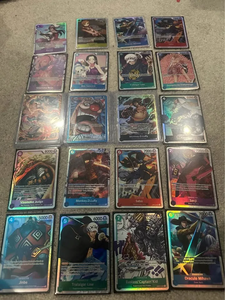 One piece SR and rare cards English image indicator(2)