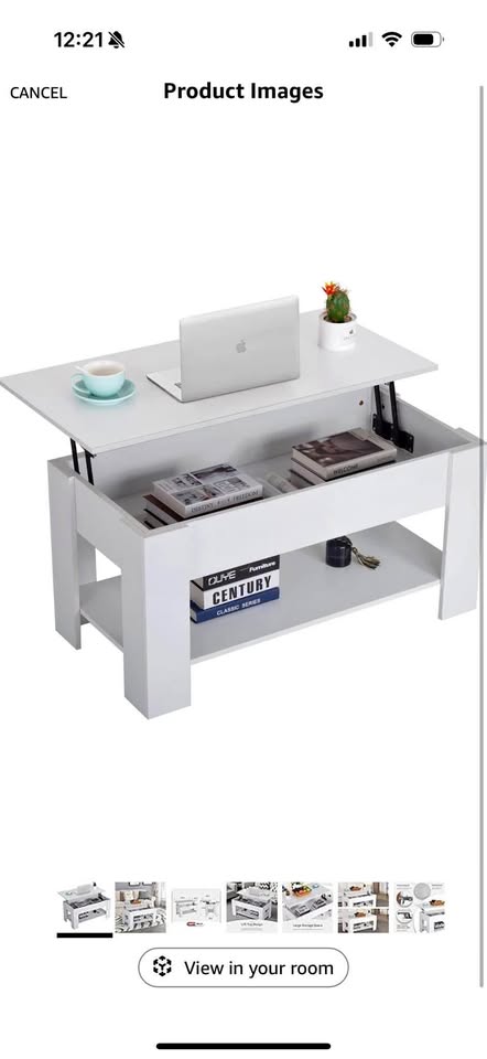 Lift up multi-purpose coffee table