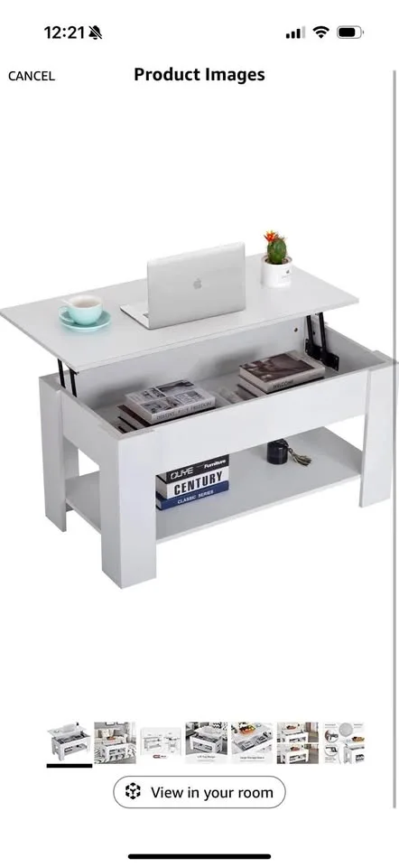 Lift up multi-purpose coffee table