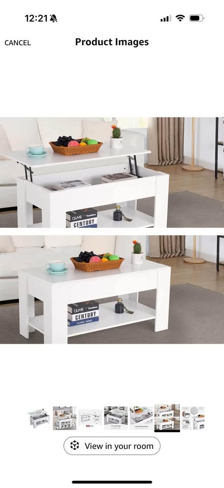 Lift up multi-purpose coffee table - photo 2