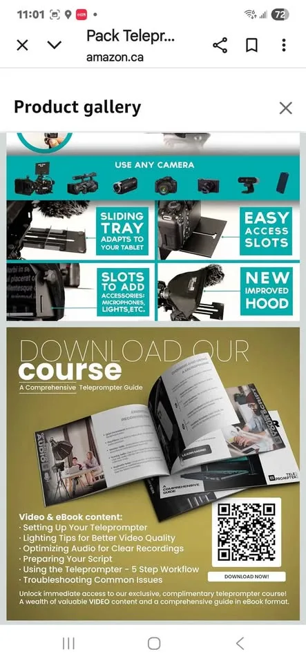 TELEPROMPTER PAD iLight PRO 12" image indicator(3)