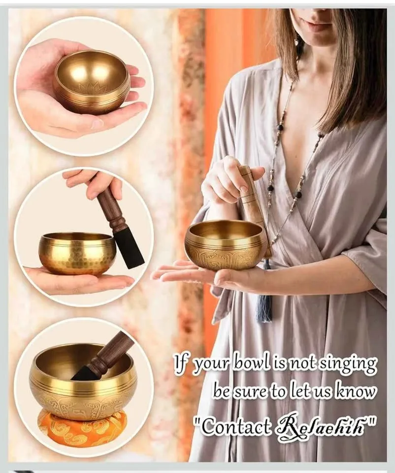 2Pack Tibetan Singing Bowls Set image indicator(2)