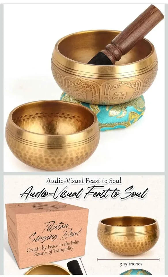 2Pack Tibetan Singing Bowls Set image indicator(3)