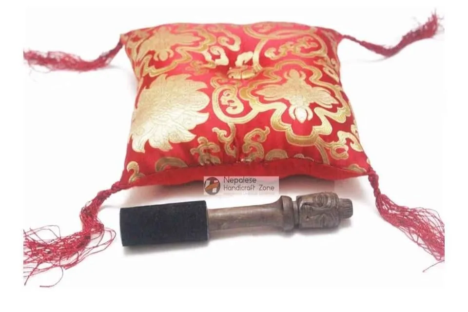 8" Antique Color Tibetan Singing Bowl Set image indicator(4)