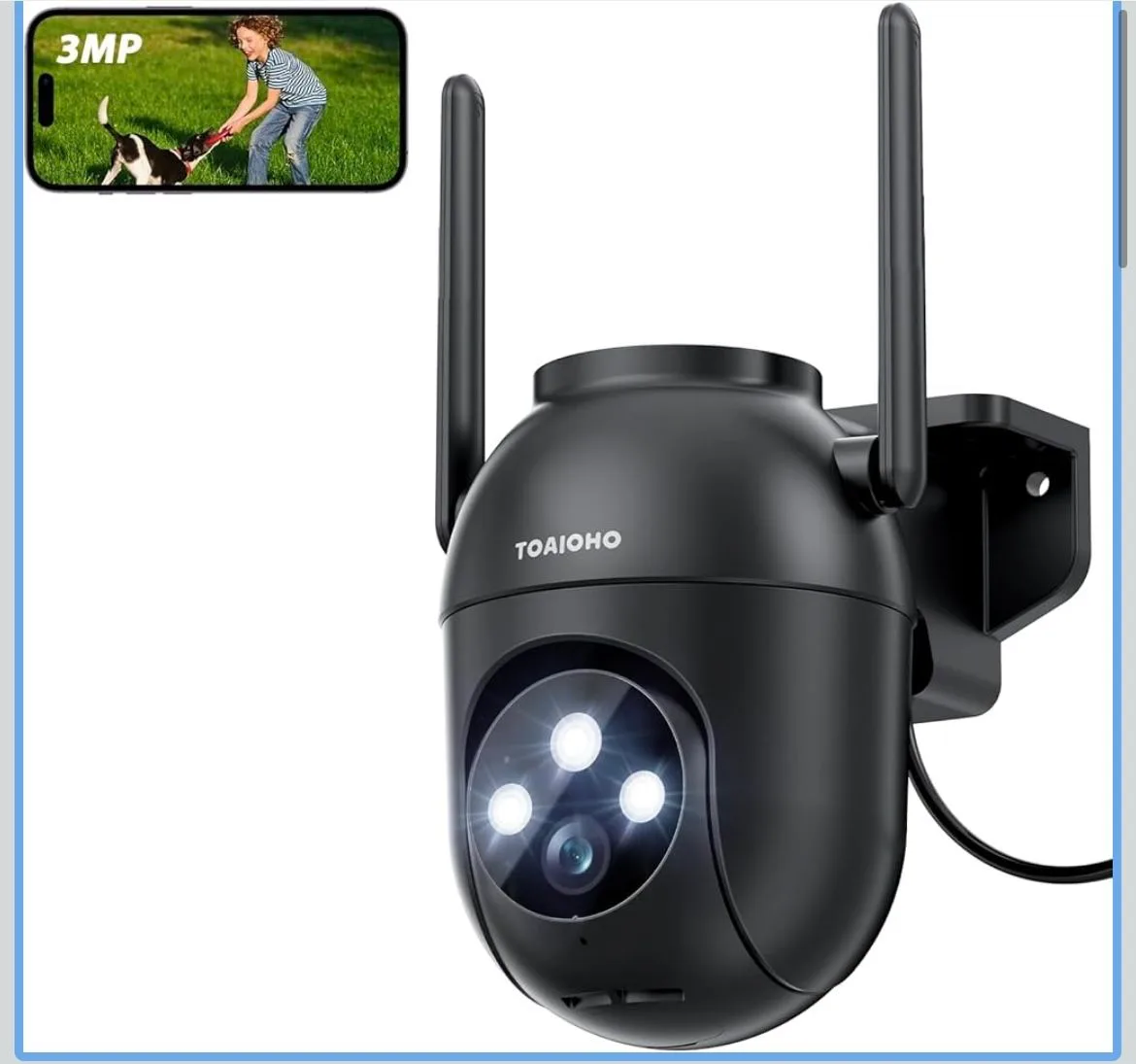 3MP Security Camera Outdoor Wired thumbnail