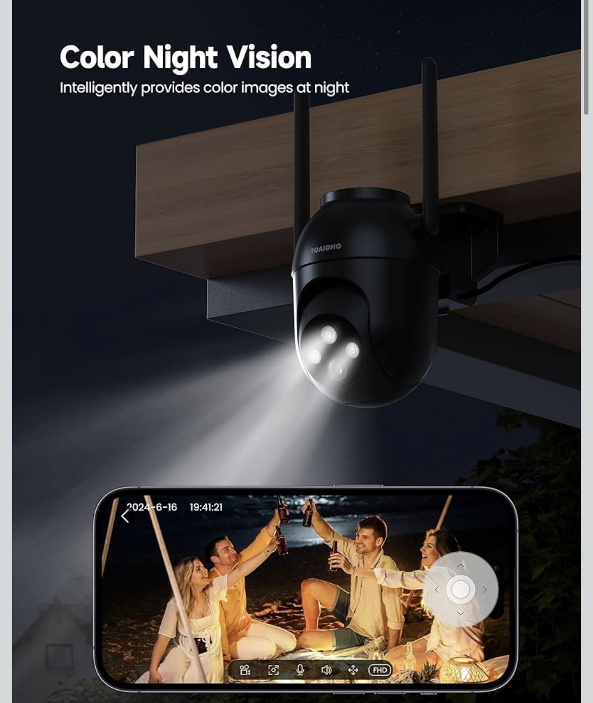 3MP Security Camera Outdoor Wired - photo 3