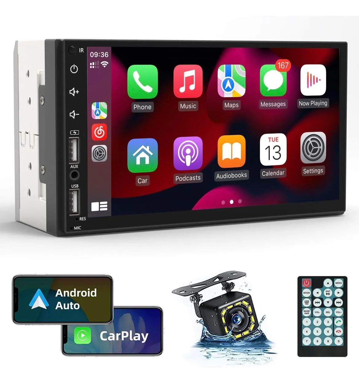 Double Din Car Stereo Radio thumbnail