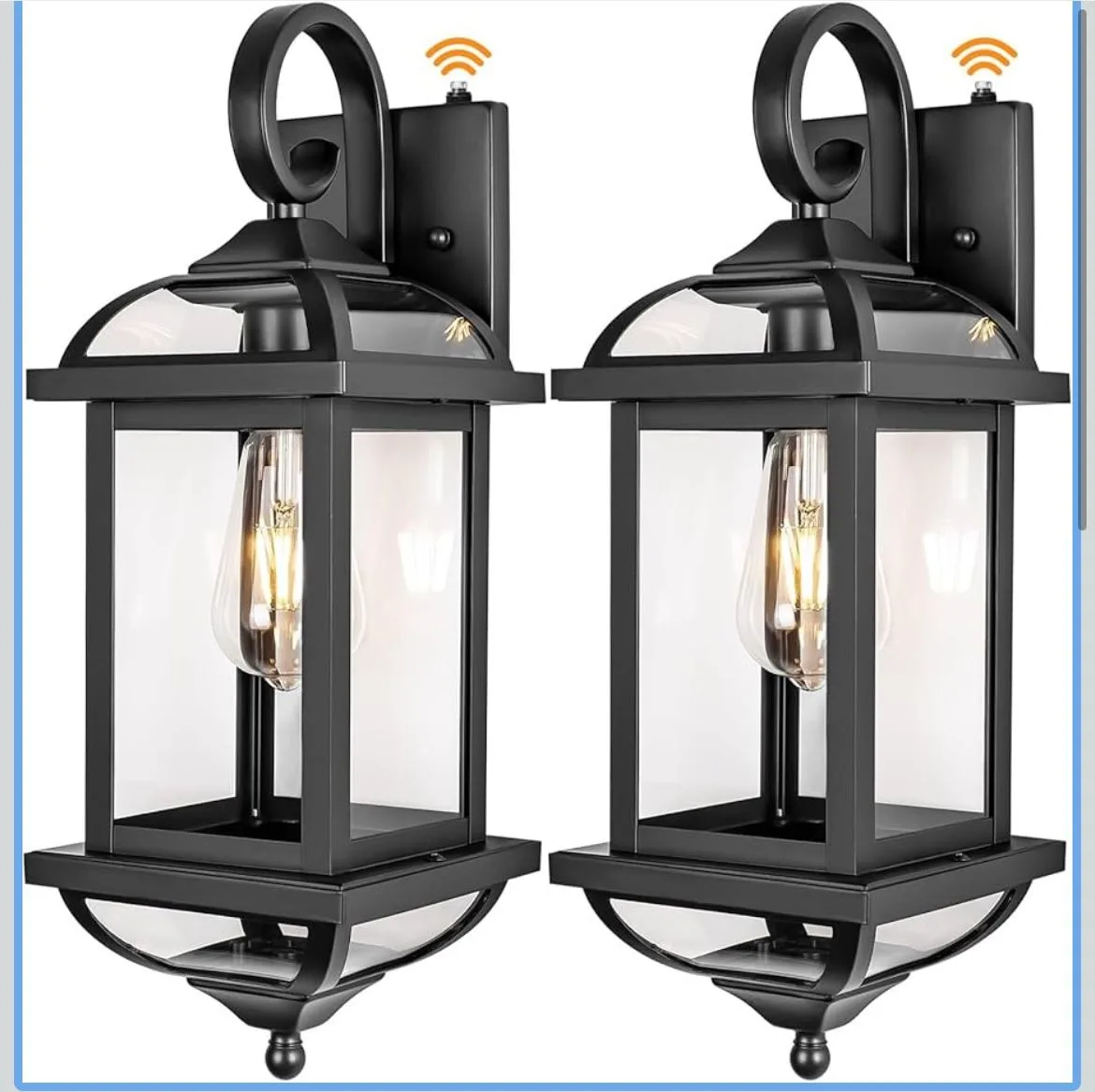 18” Dusk to Dawn Outdoor Lights for House 2-Pack thumbnail