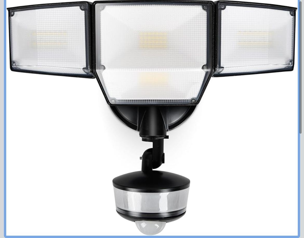 LUTEC 84W 9500LM LED Security Light