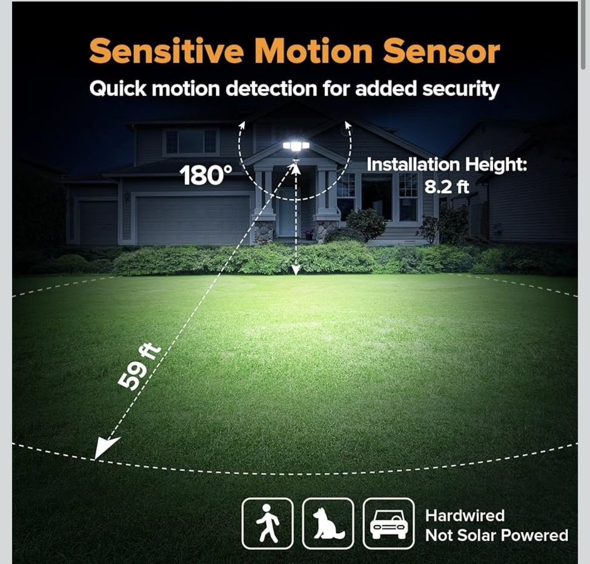 LUTEC 84W 9500LM LED Security Light - photo 3