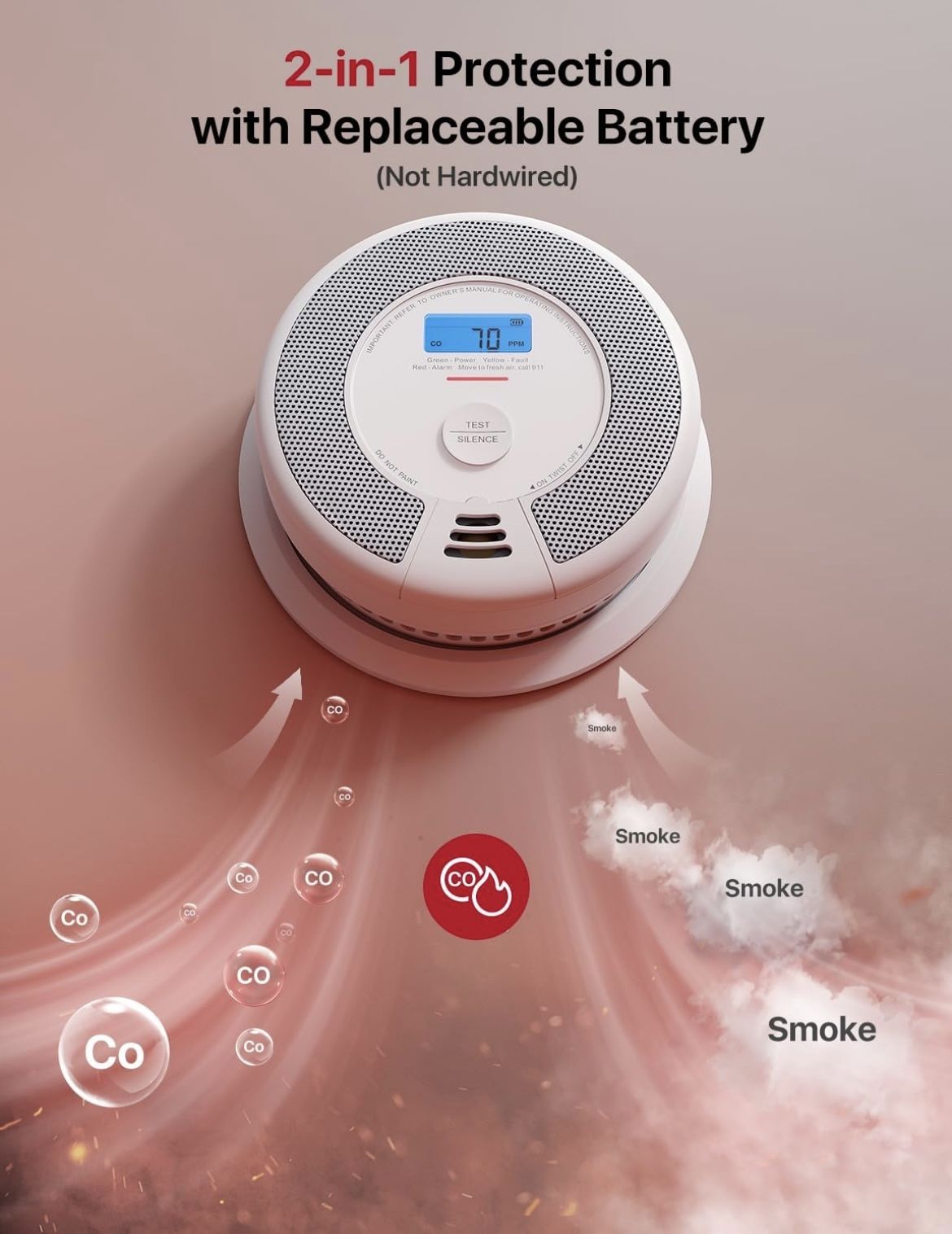 X-Sense Smart Smoke Detector - photo 3