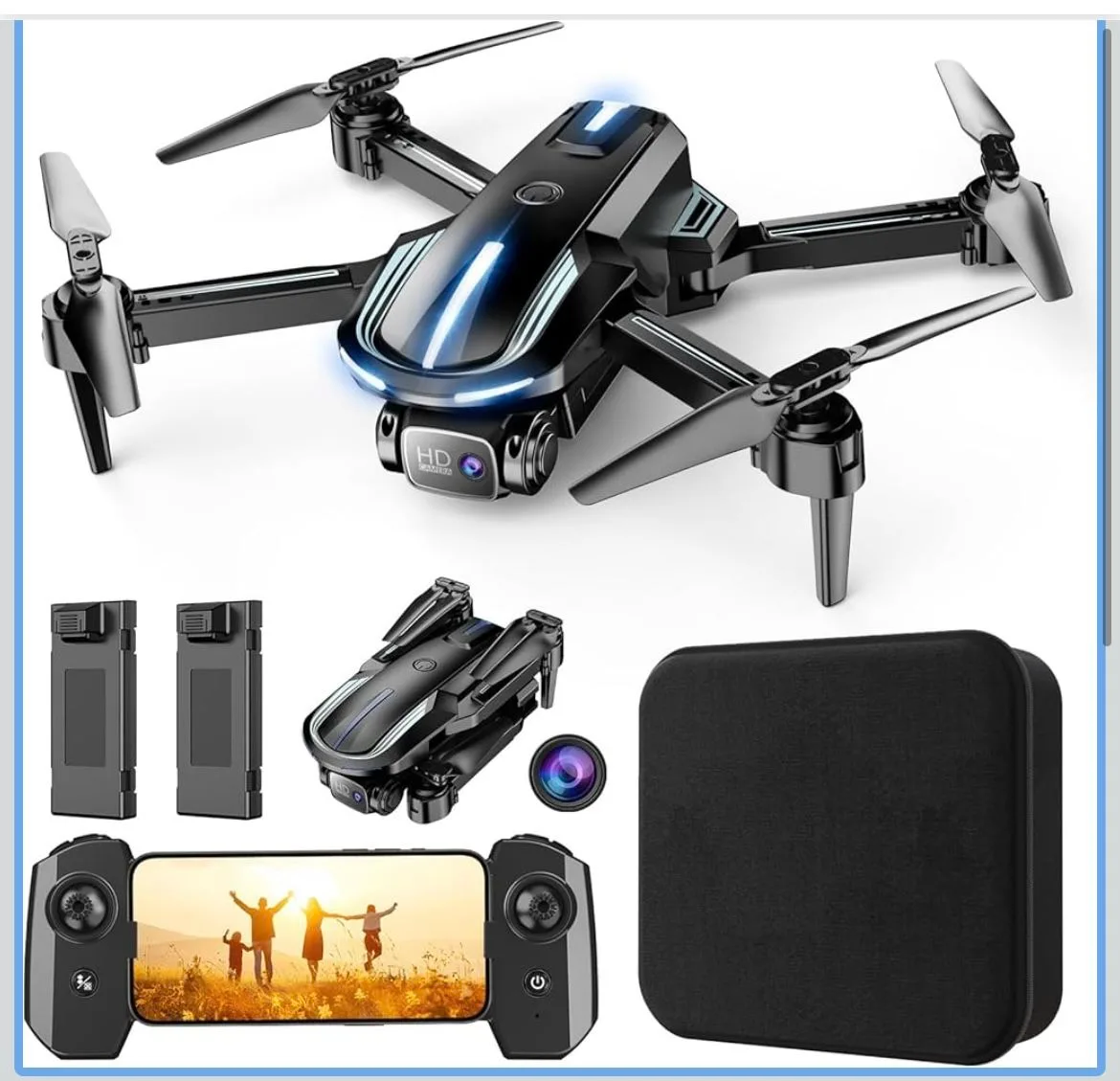 Drone with Camera 1080P HD FPV Foldable Mini Drone thumbnail