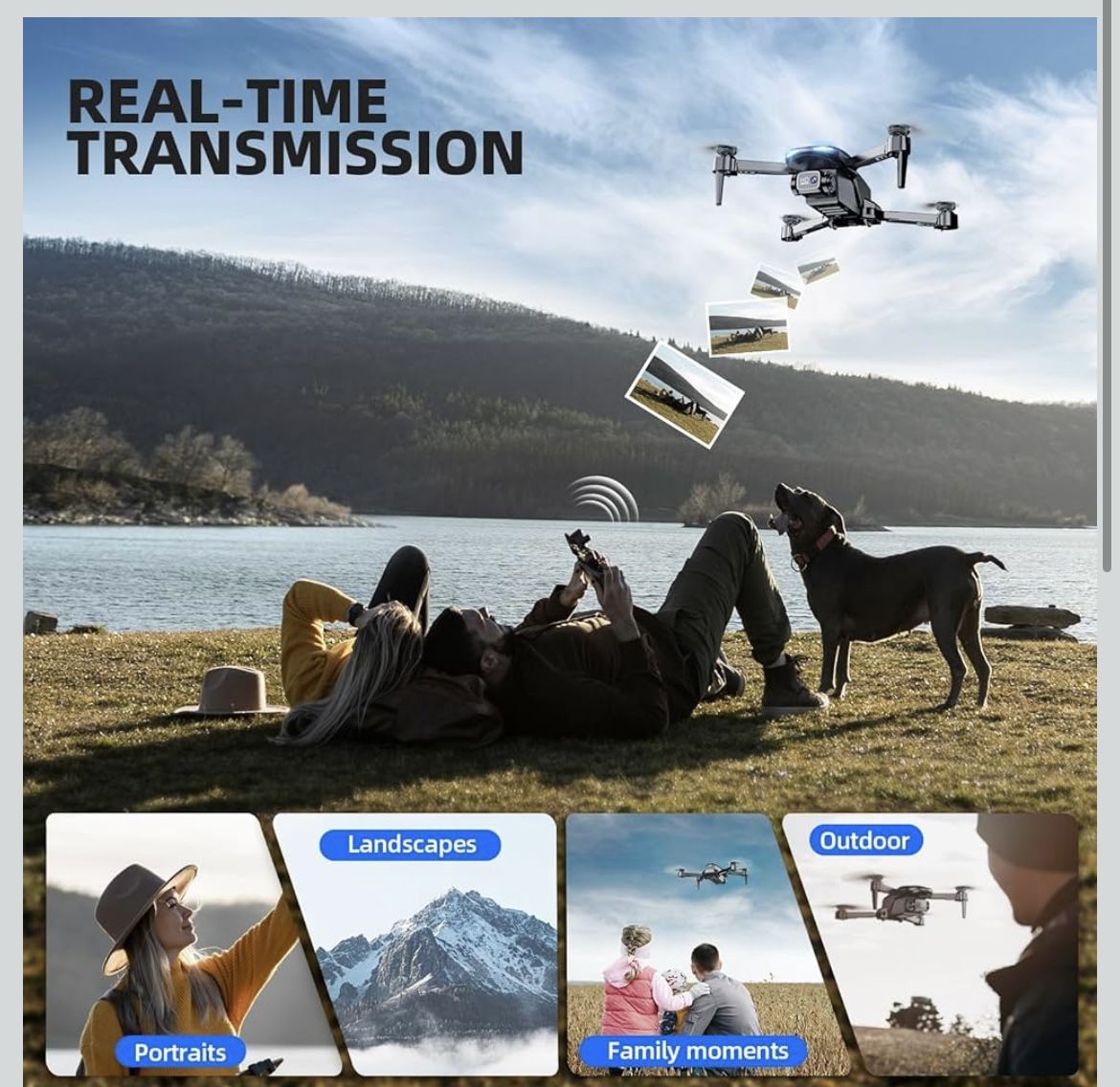 Drone with Camera 1080P HD FPV Foldable Mini Drone - photo 3
