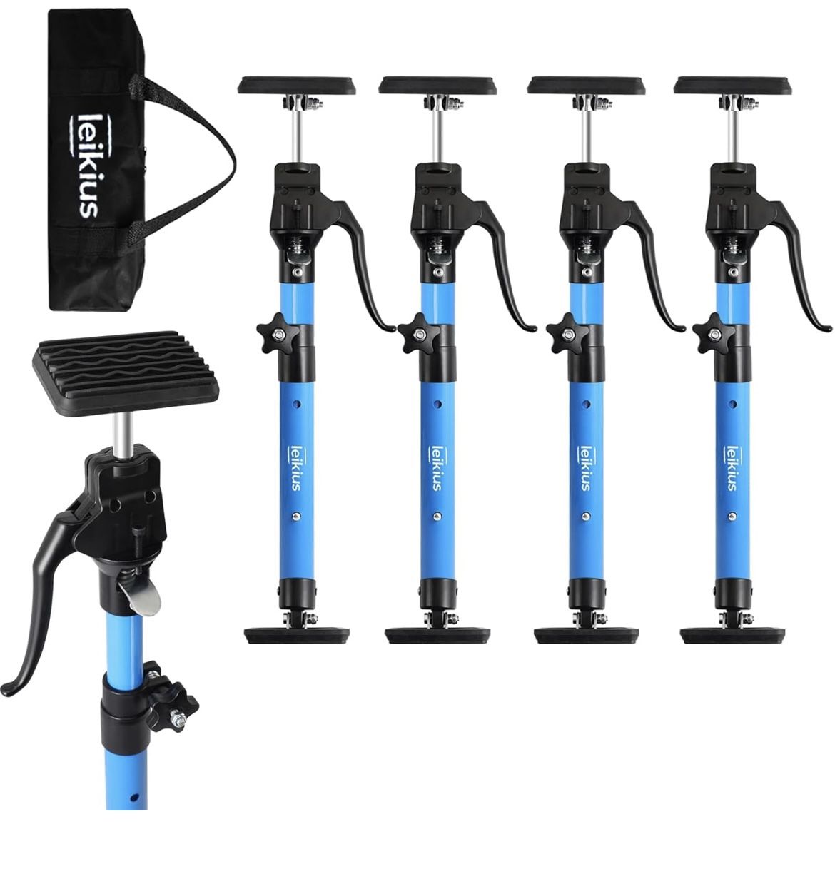 Aluminum Handle Cabinet Jack for Installing Cabinets 4PC