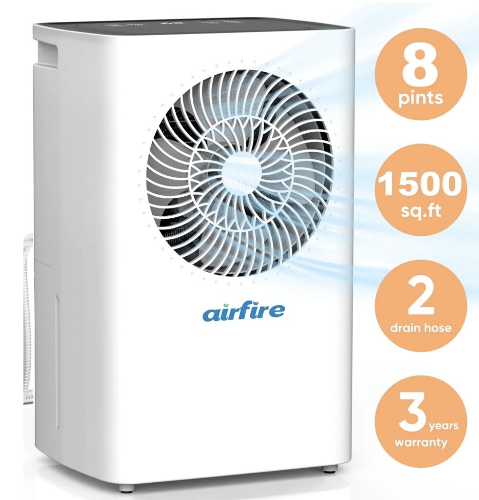 Airfire 8 Pint Dehumidifiers