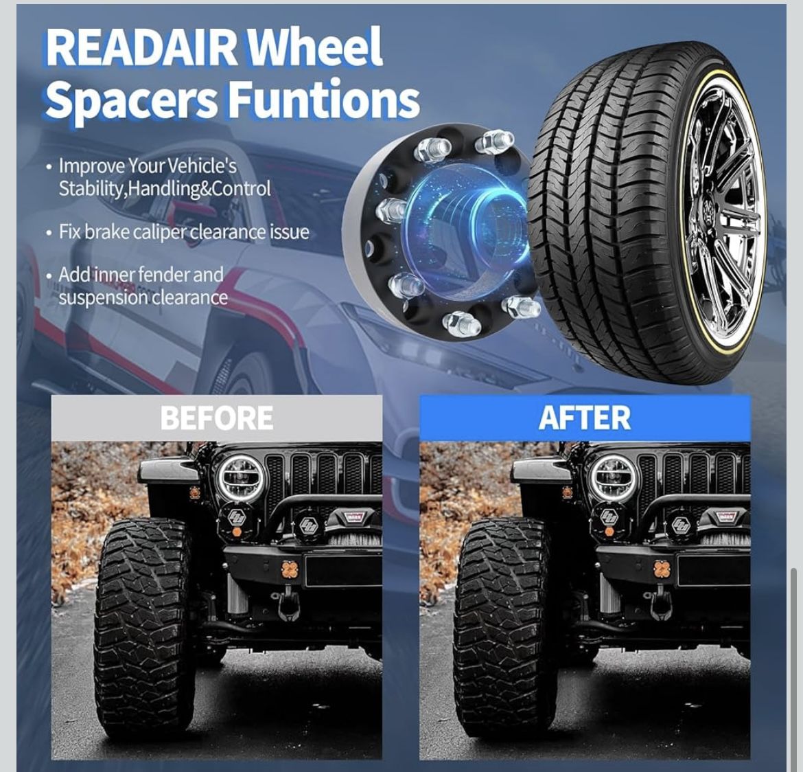 Readair 5x4.5 Wheel Adapters - photo 5