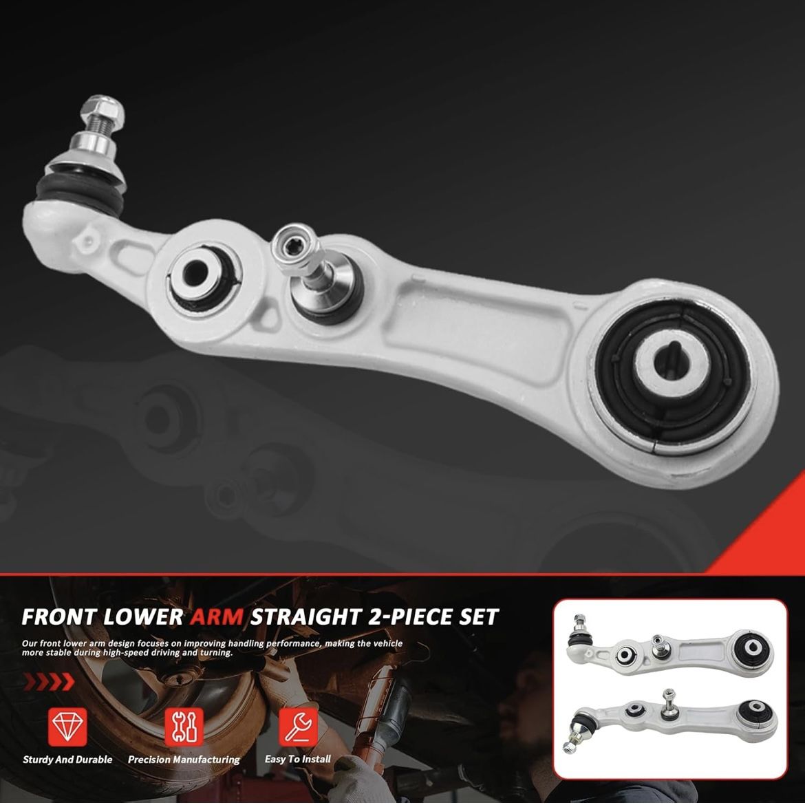 Front Left & Right Lower Control Arm Set for Mercedes-Benz - photo 3