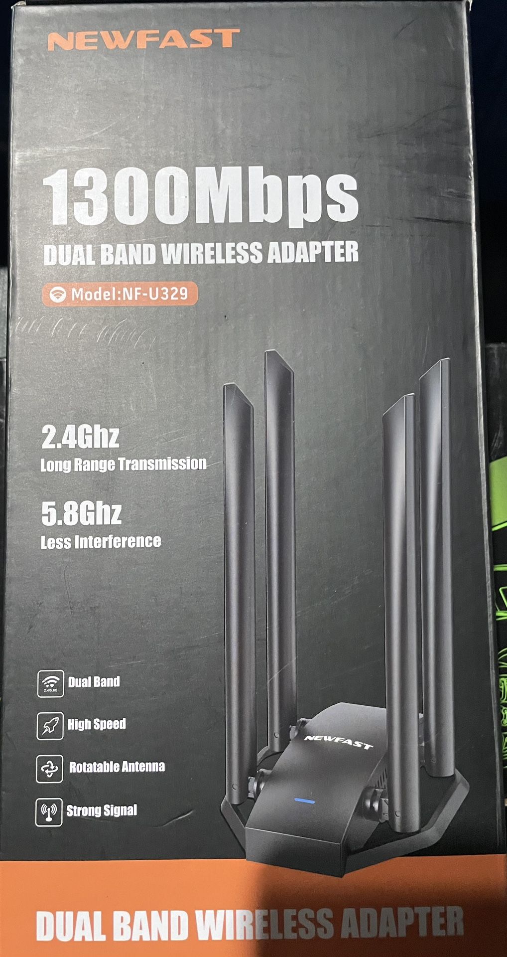 NEWFAST AC1300 USB WiFi Adapter - photo 2