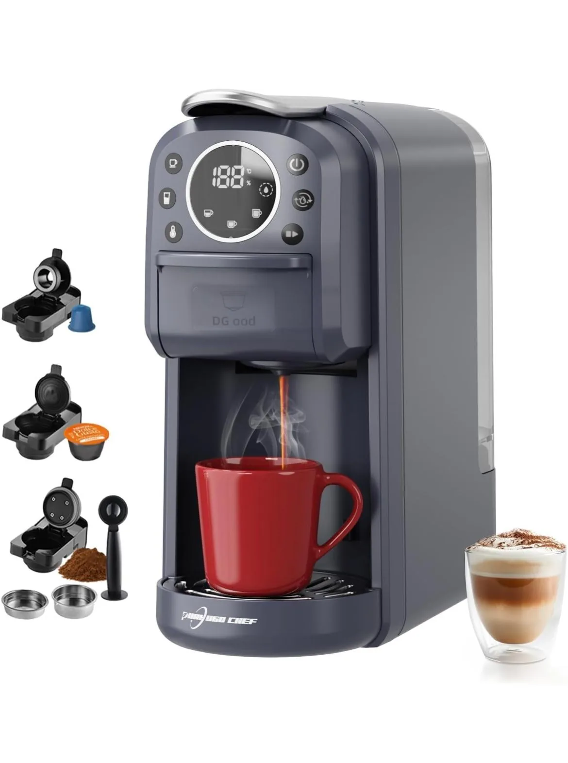 Purhugo Chef Espresso 4in1 Coffee Maker thumbnail