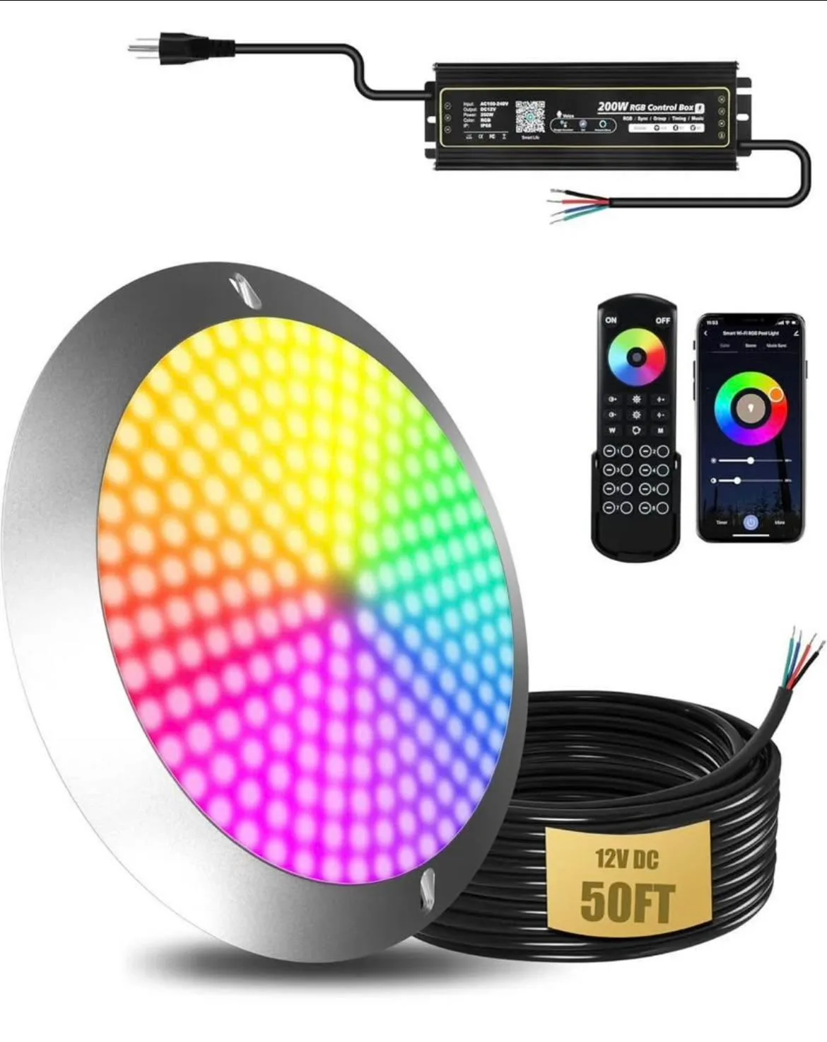 10inch LED pool lights for for inground pools thumbnail