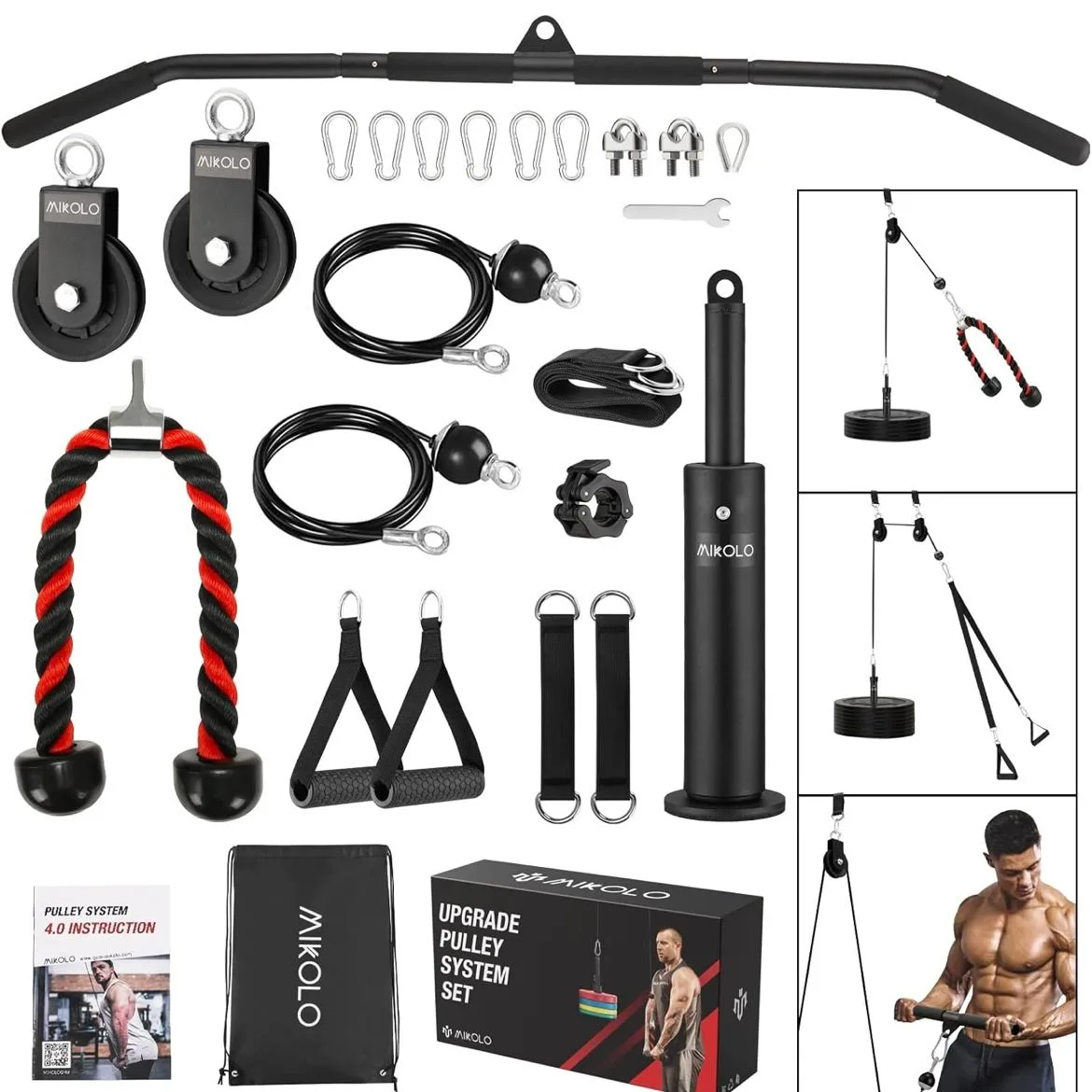 Mikolo Upgraded Weight Lift Pulley System thumbnail