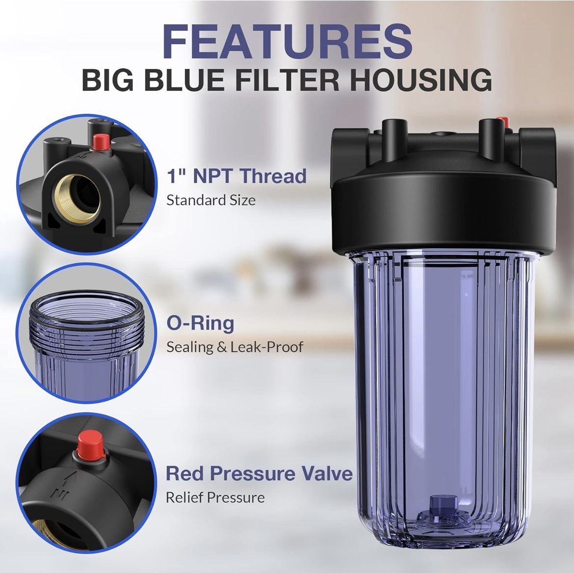 SimPure Whole House Water Big Filter Housing - photo 5
