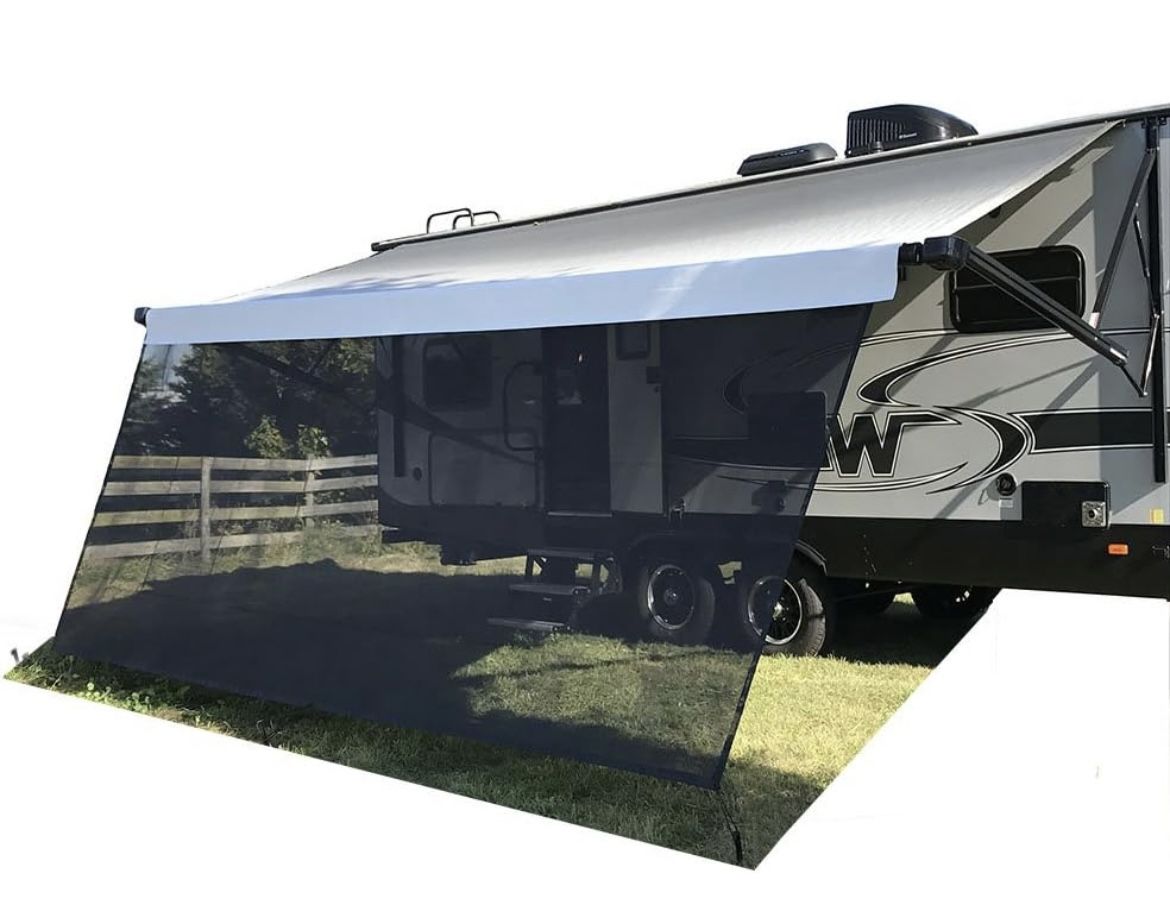 Tentproinc RV Awning Sun Shade Screen 8' X 14' 3''