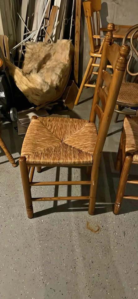 Wood chairs