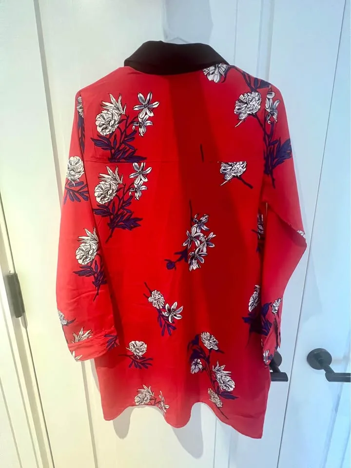 New With Tag! Abercrombie & Fitch Red Dress Size M image indicator(2)