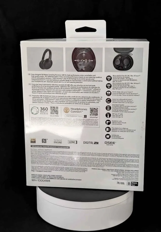 Sony WH-1000XM4 Wireless Noise Cancelling Headphones - Brand New image indicator(4)