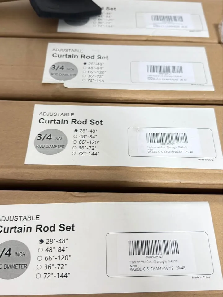 28”-48 Curtain Rod (Champagne ) image indicator(3)