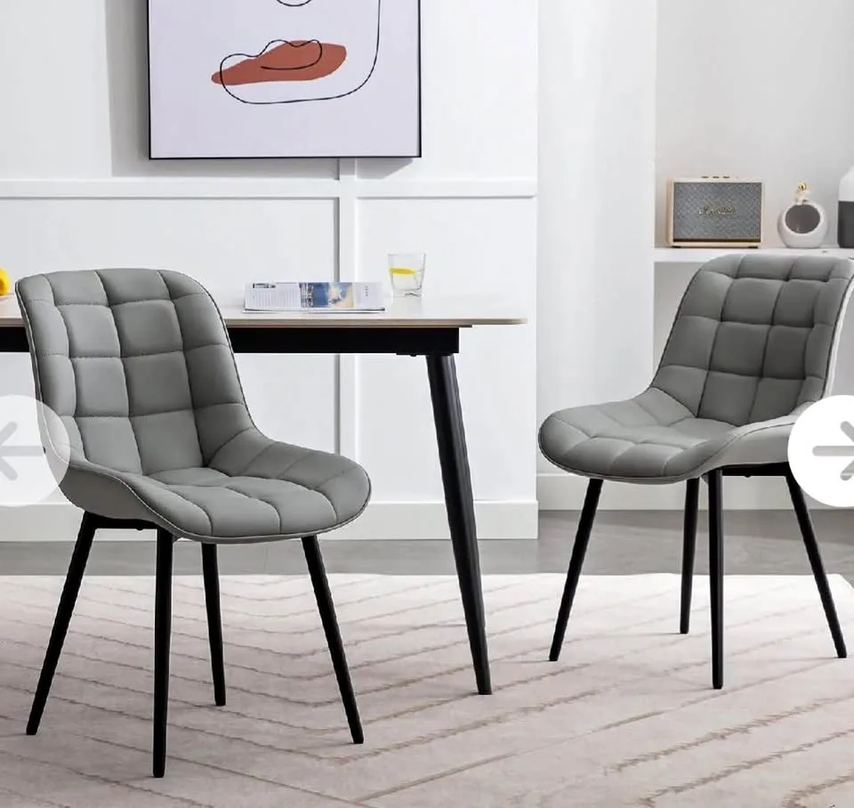 Dining Chairs Set of 2, Mid Century Modern Kitchen Dining Room C