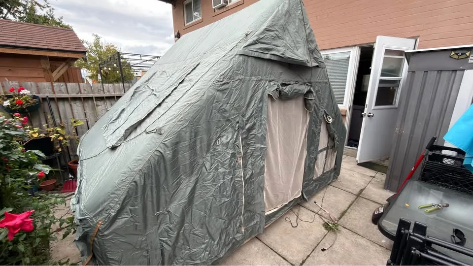 Kikilive Inflatable Camping Tent, 4-6 Person Inflatable Tent image indicator(2)