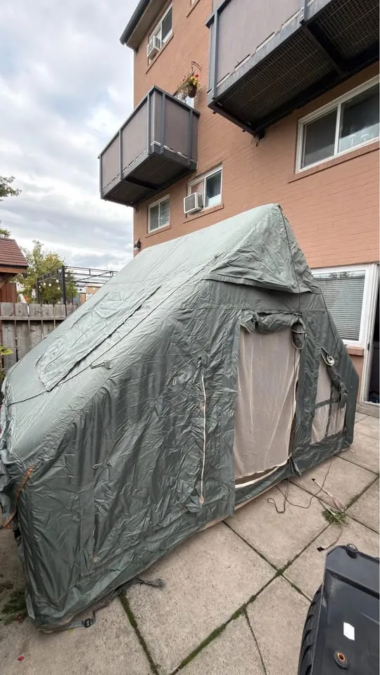 Kikilive Inflatable Camping Tent, 4-6 Person Inflatable Tent image indicator(4)