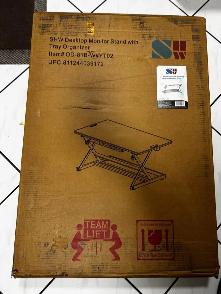 SHW 32-Inch Standing Desk Converter image indicator(3)