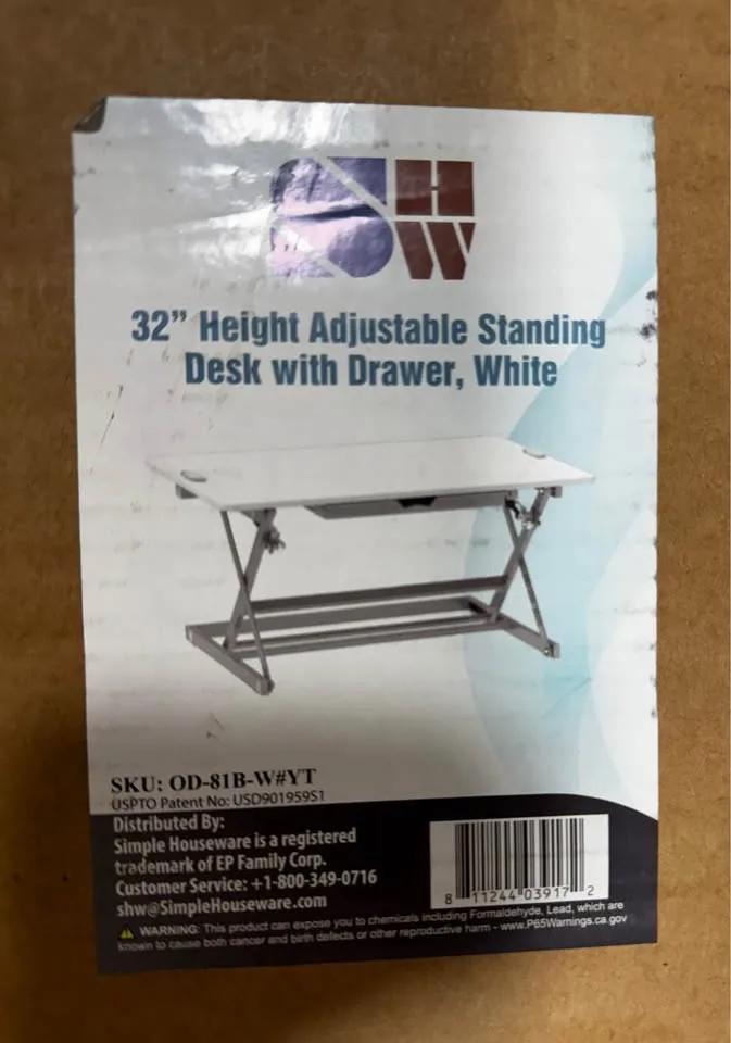 SHW 32-Inch Standing Desk Converter image indicator(5)