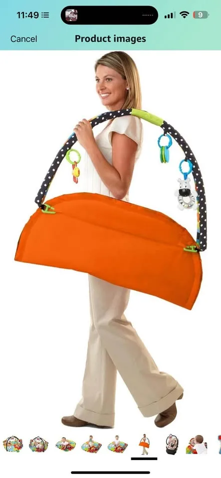 Bright Starts Safari Activity Gym, Spots and Stripes image indicator(4)