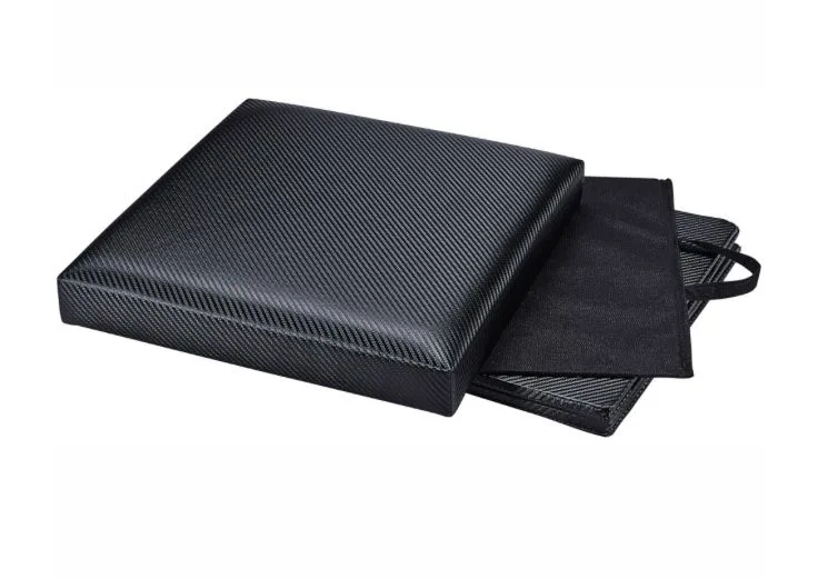 Storage Ottoman Collapsible -Holds Up To 220Lbs Black NEW! image indicator(2)