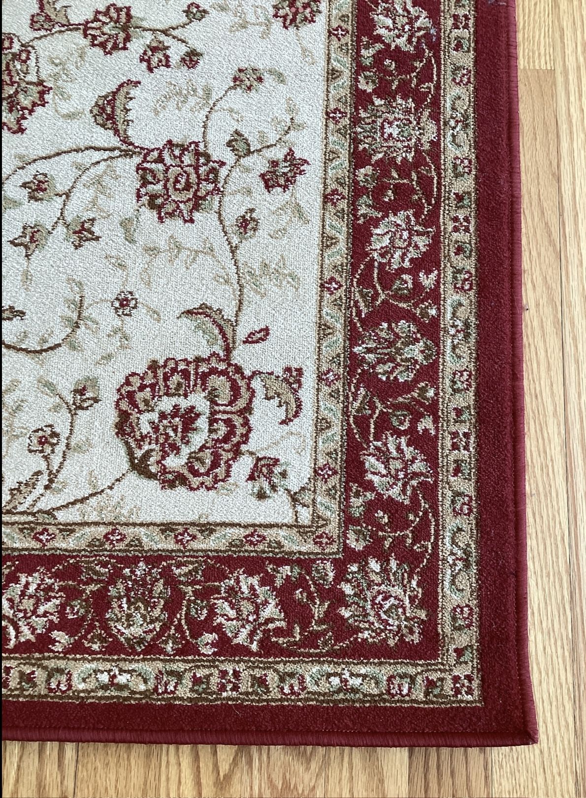 Area Accent Rug Burgundy Red 3 x 4.5 - photo 3